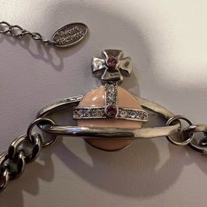 Vivienne Westwood Cuban Link Bas Relief Bracelet